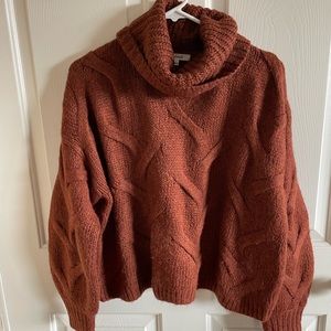 Madewell Somervell Modern Cable Turtleneck Sweater
